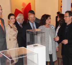 Los Príncipes de Asturias durante su visita a Feria Internacional de Arte Contemporáneo-ARCOmadrid